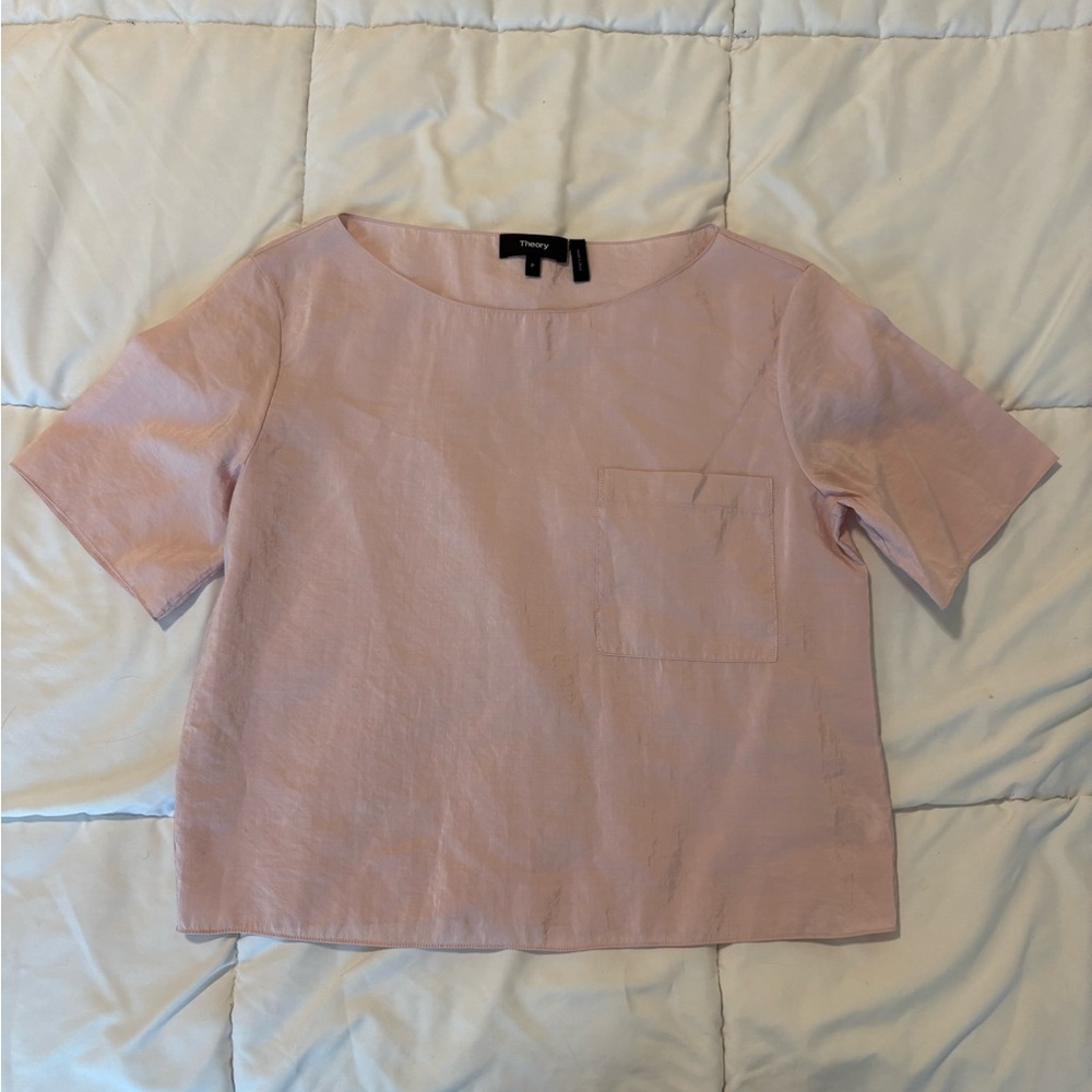Theory Blush Short Sleeve Tee